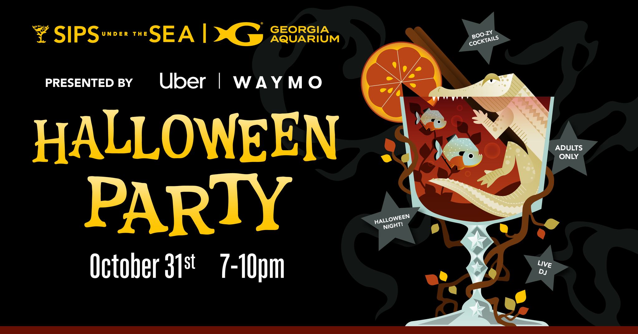 Sips Under the Sea, featuring Haunted Seas