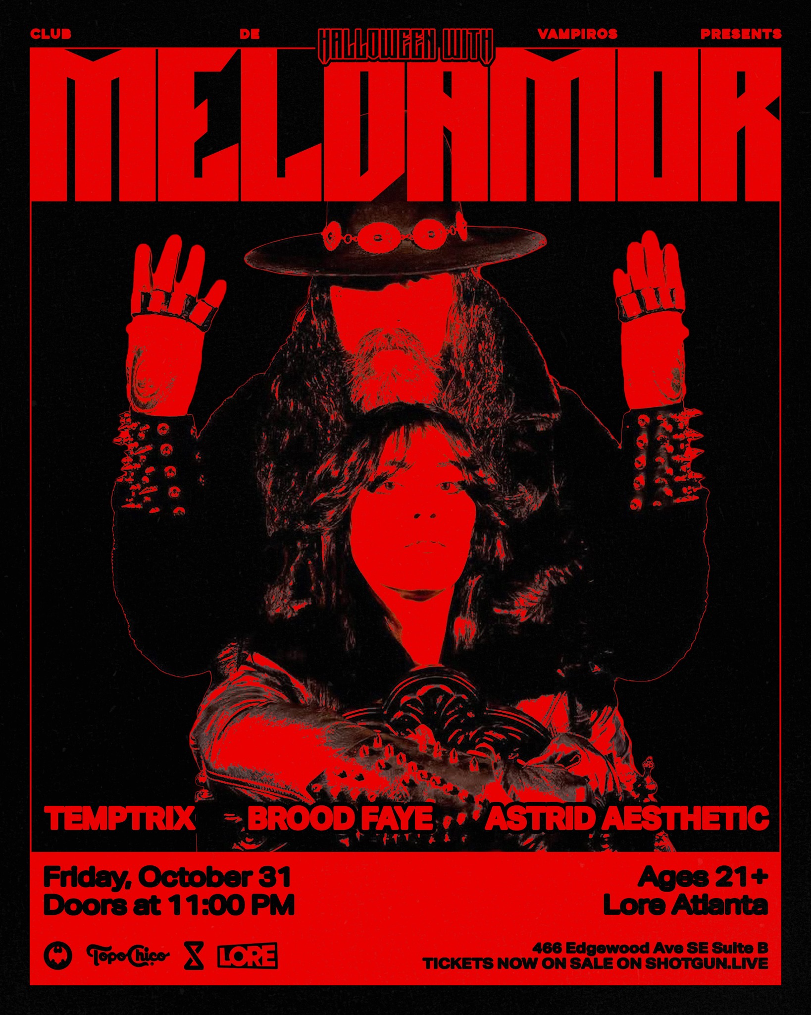 Club de Vampiros presents… Halloween with Meldamor